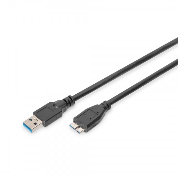 DIGITUS (DK-300116-010-S) USB 3.0 connection cable, A/M - micro B/M