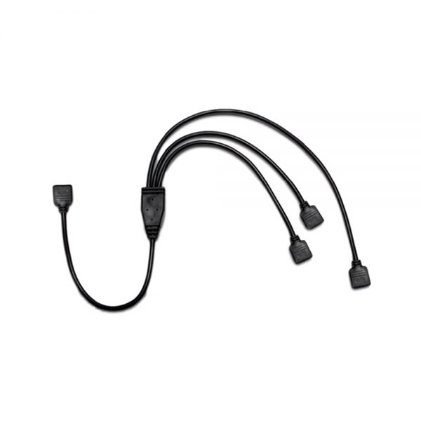 Inter-Tech (88885466) Cable Interface/Gender Adapter 4pin RGB 3x 4pin RGB Black