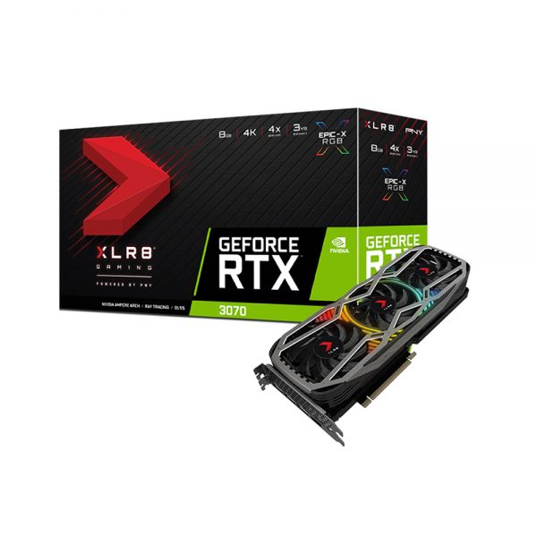 PNY GeForce RTX 3070 Ti 8GB XLR8 Gaming REVEL™ EPIC-X RGB™ Triple Fan