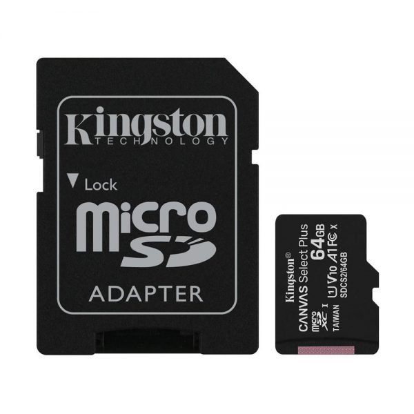 Kingston Canvas Select Plus microSD Card 64GB