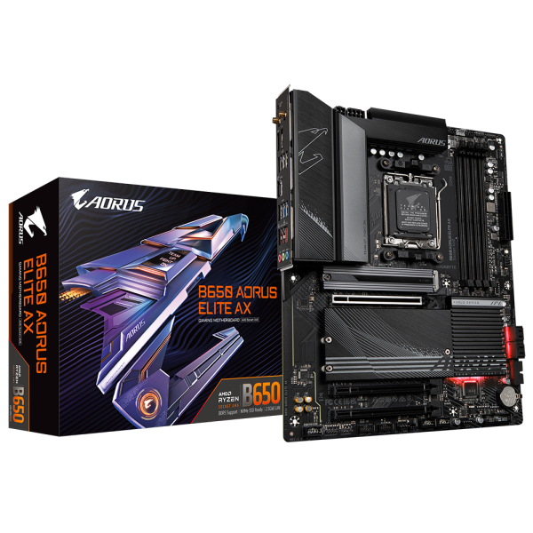 GIGABYTE B650 AORUS Elite AX AMD B650/ ATXDDR5/ WiFi 6EGaming Motherboard)