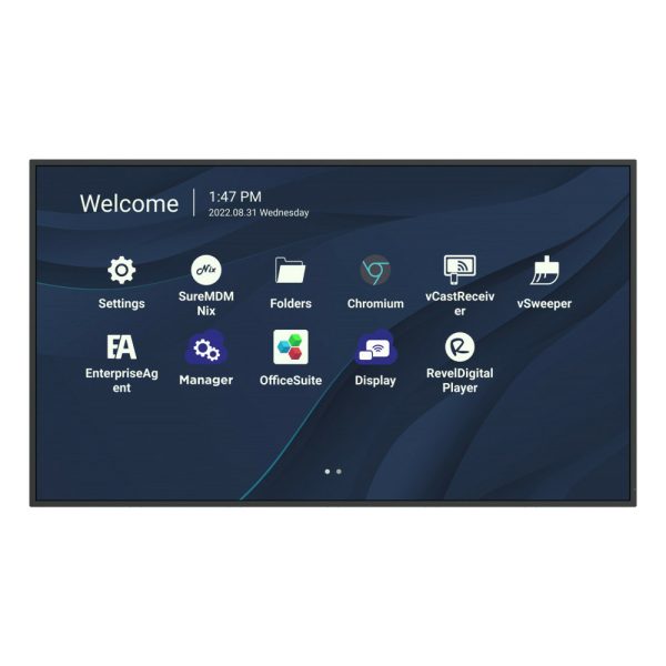 Viewsonic 43" 4K Commercial LED Display 24/7 Playback myViewBoard CDE4330